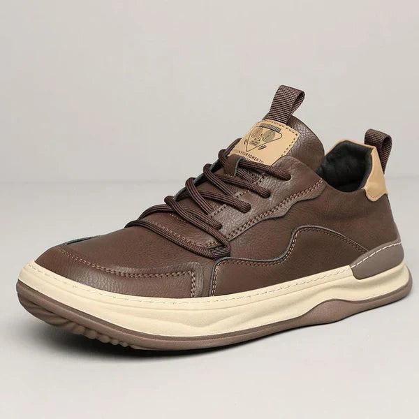 Scarpe in pelle con suola alta