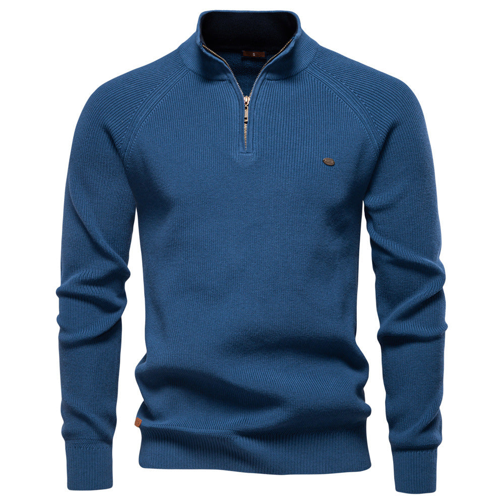 Pull luxueux à fermeture éclair