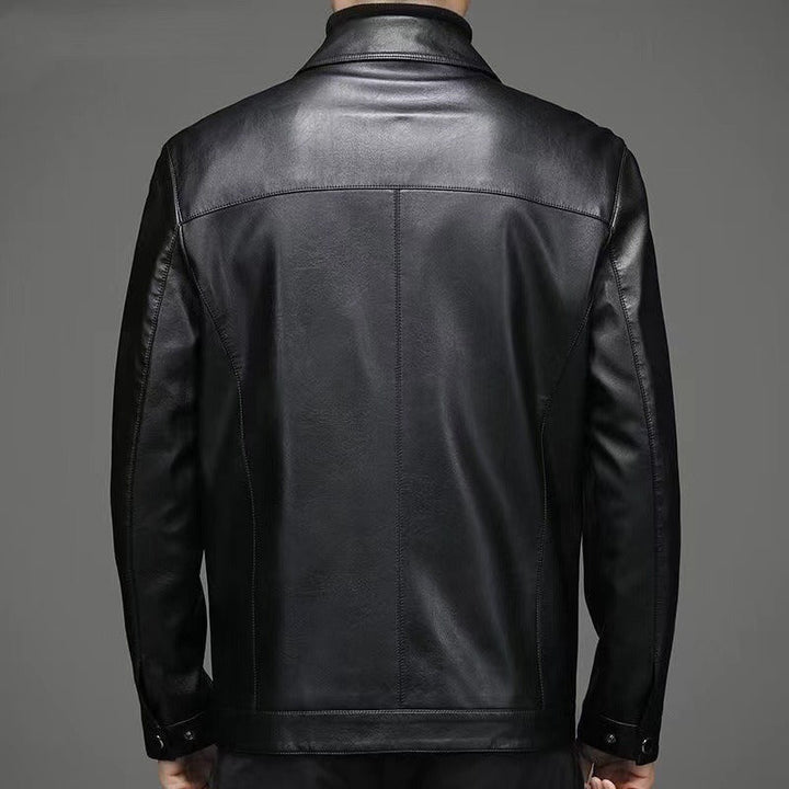 Lässige Lederjacke