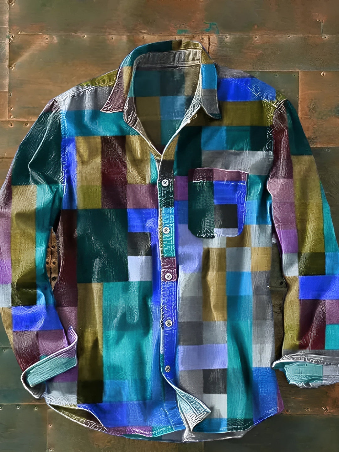 La chemise à patchwork Russel — Statement