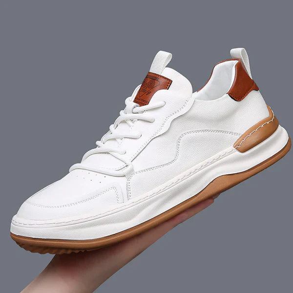 Scarpe in pelle con suola alta