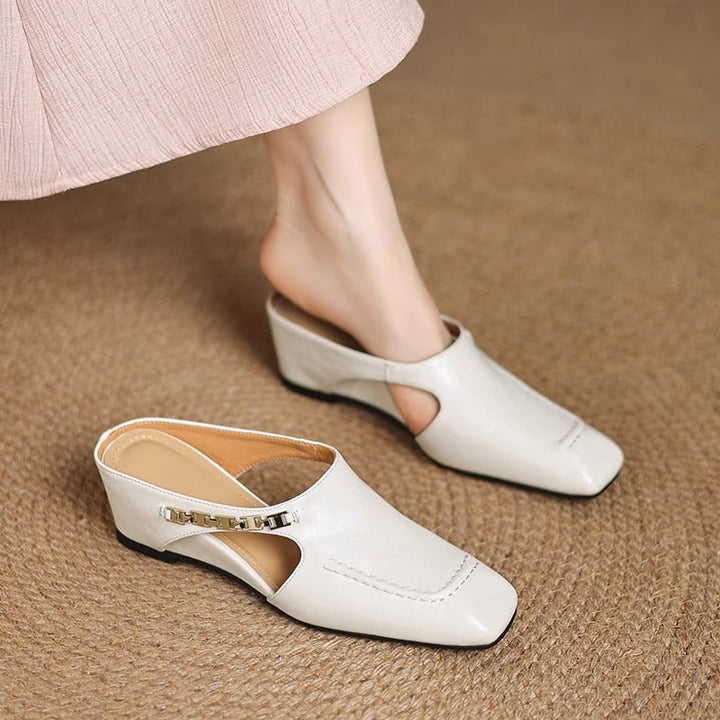 Mules en cuir Avella