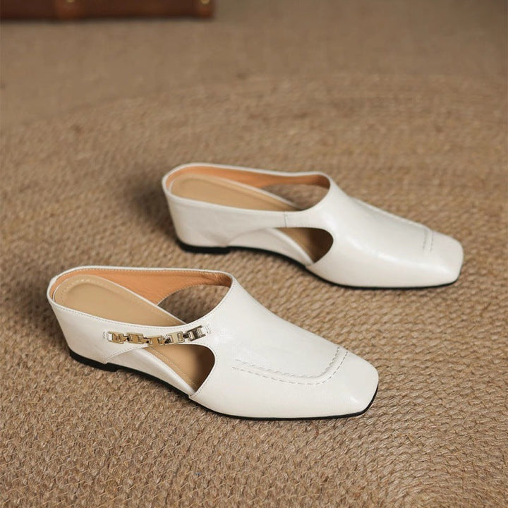 Mules en cuir Avella