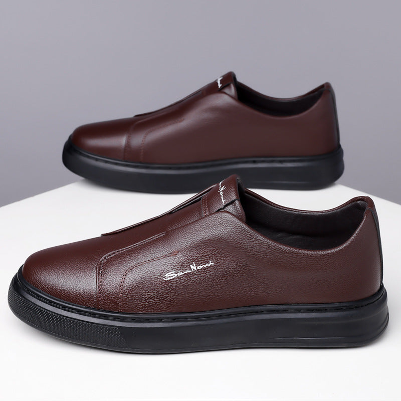 Mocassins en cuir