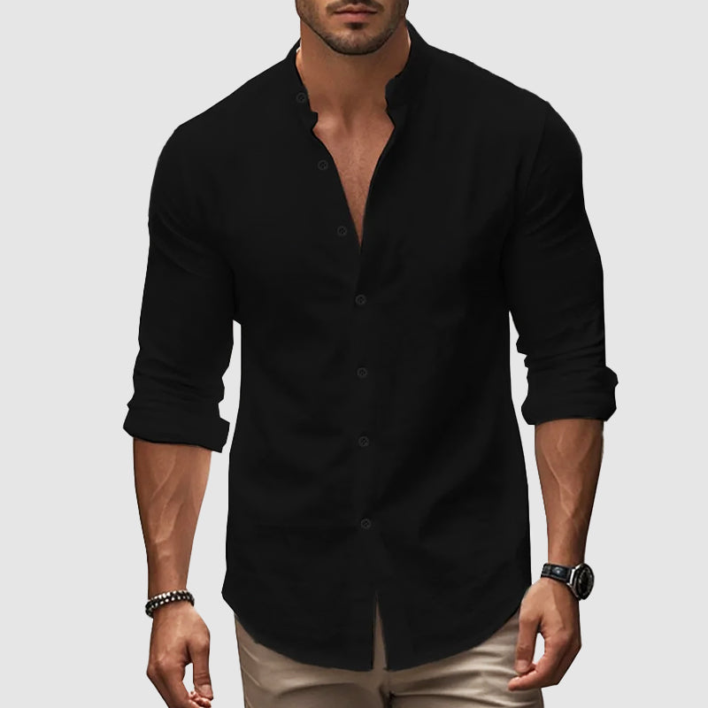 Camicia in lino traspirante
