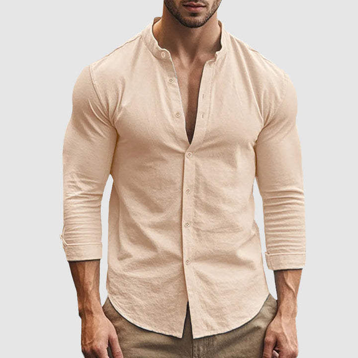 Camicia in lino traspirante