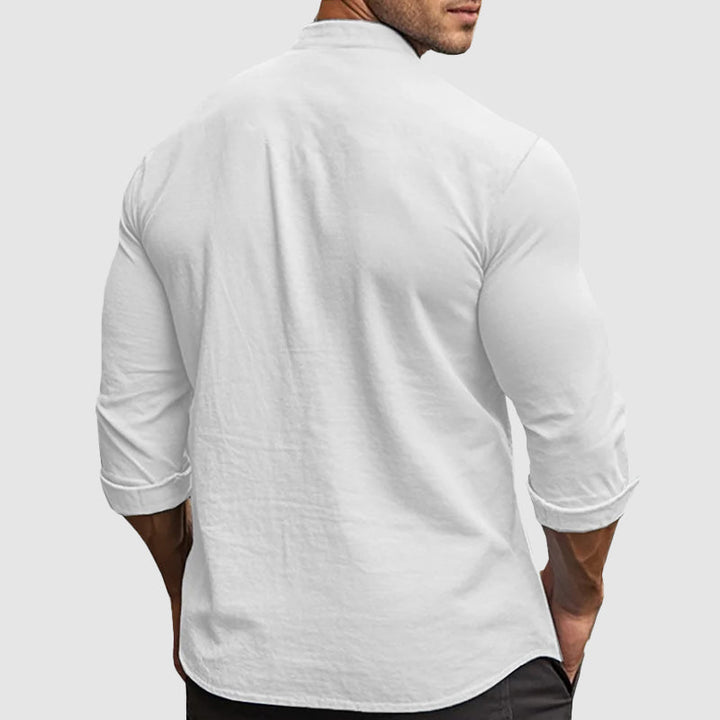 Camicia in lino traspirante