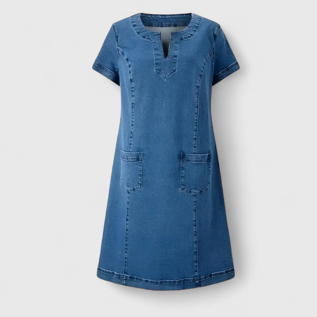 Christine | Robe en jean élégante