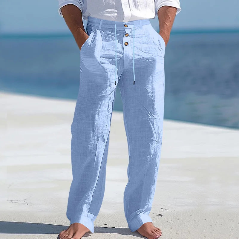 Pantalons d'été en lin