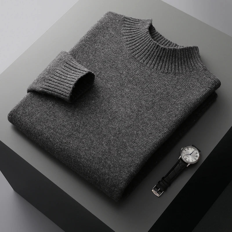 Pull en cachemire double épaisseur
