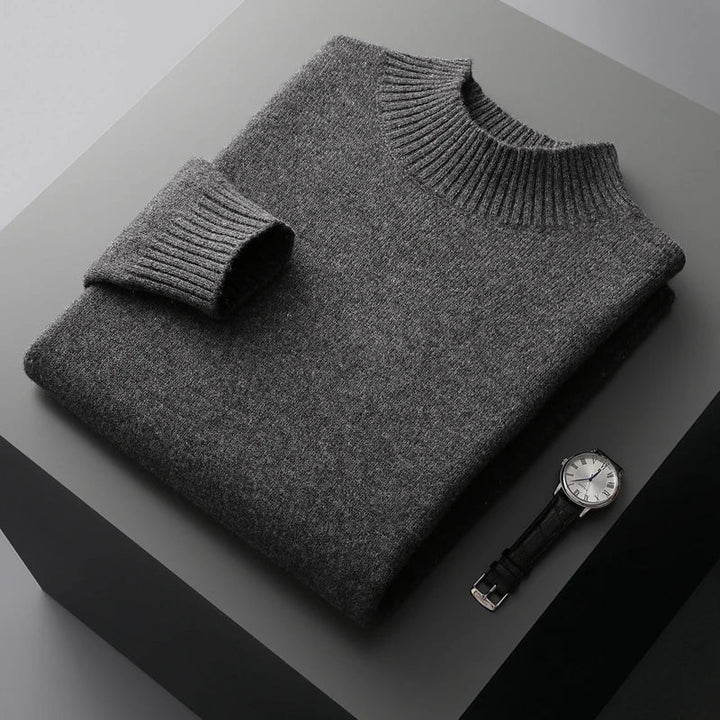 Pull en cachemire double épaisseur