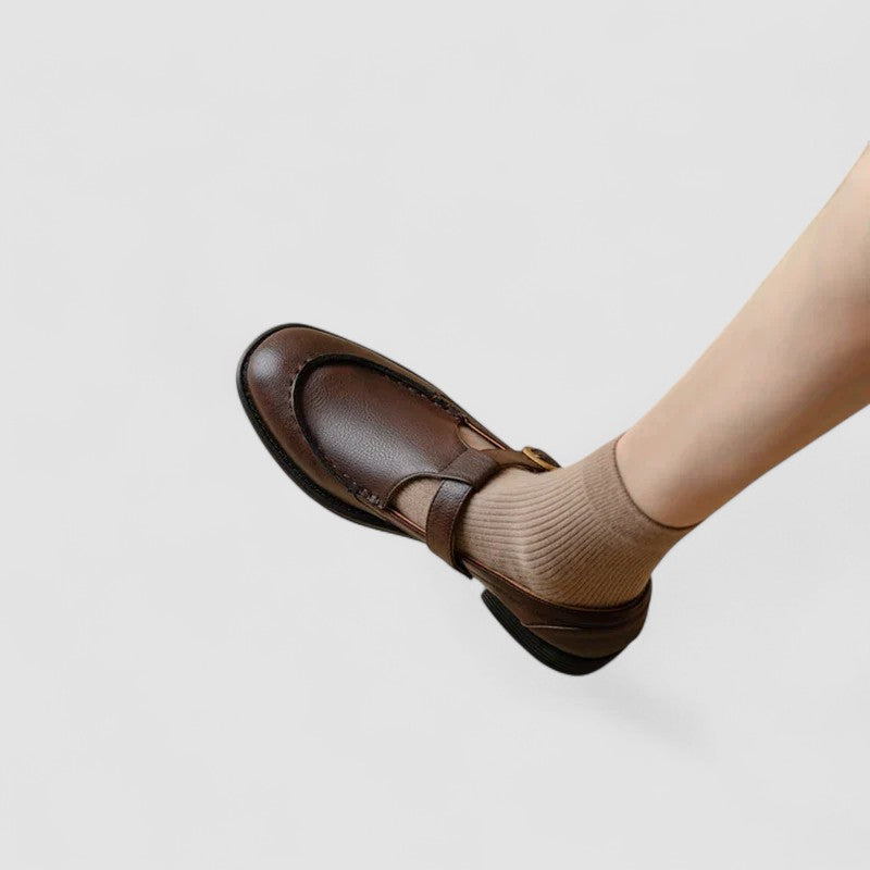 AVERY™|ORTHOPÄDISCHE MARY JANE SCHUHE MIT QUADRATSPITZE