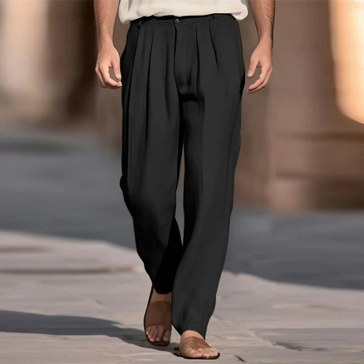 Pantalons en lin décontractés