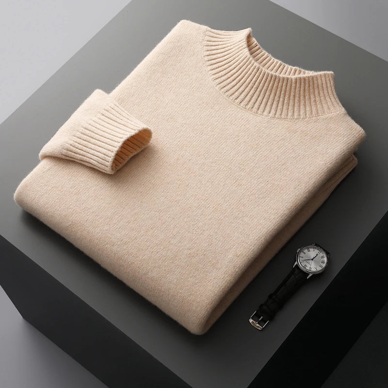 Pull en cachemire double épaisseur