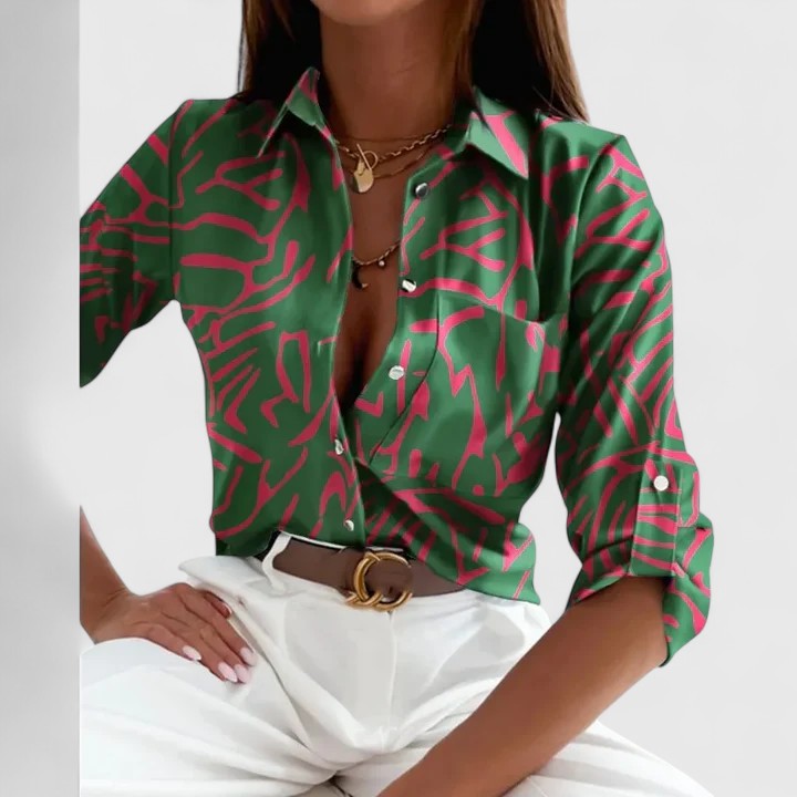 Lisette | Elegante Bluse mit langen Ärmeln