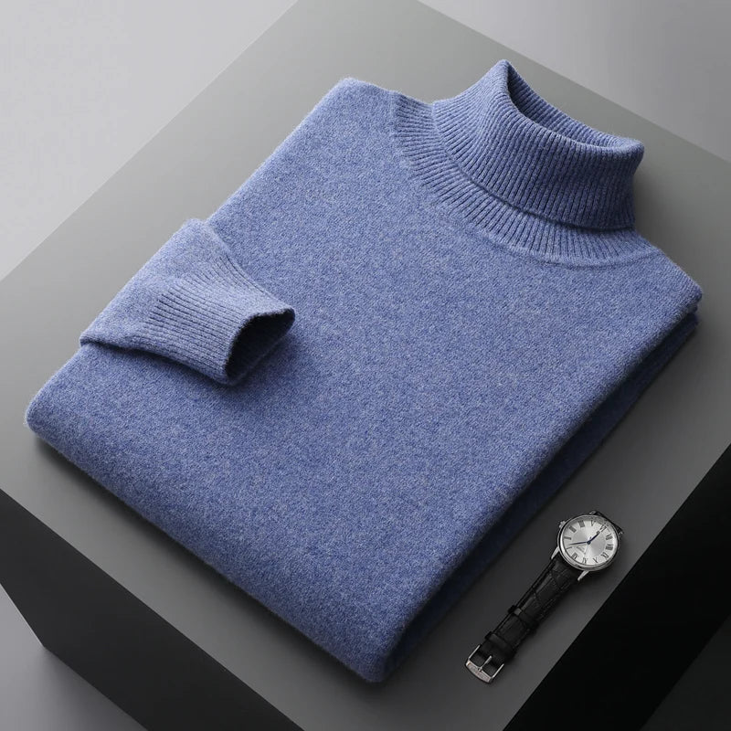 Monaco Rollkragenpullover aus Merinowolle