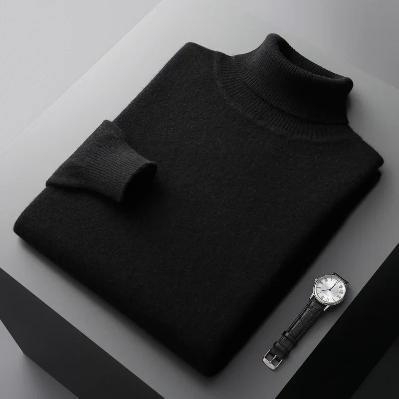 Monaco Rollkragenpullover aus Merinowolle