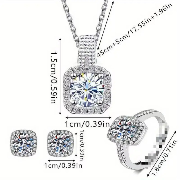 Parure de bijoux dés de luxe