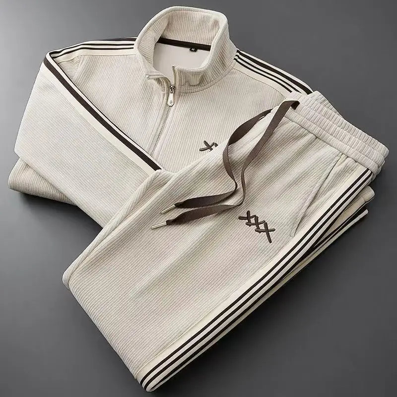 Elegante completo in cotone da uomo