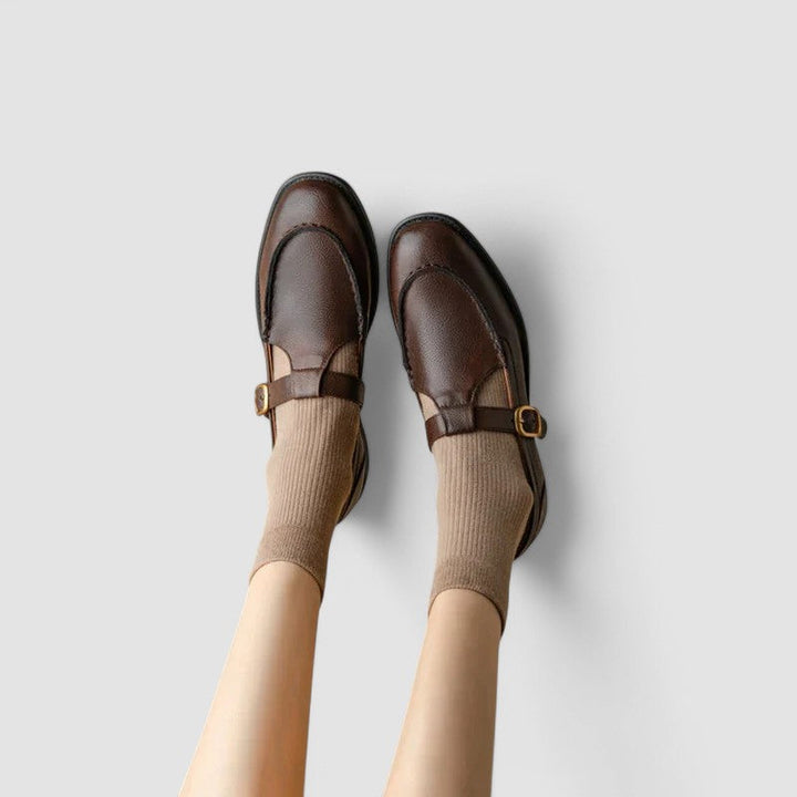 AVERY™|ORTHOPÄDISCHE MARY JANE SCHUHE MIT QUADRATSPITZE