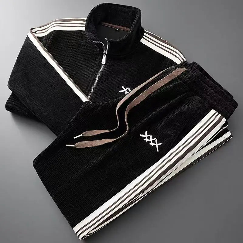 Elegante completo in cotone da uomo