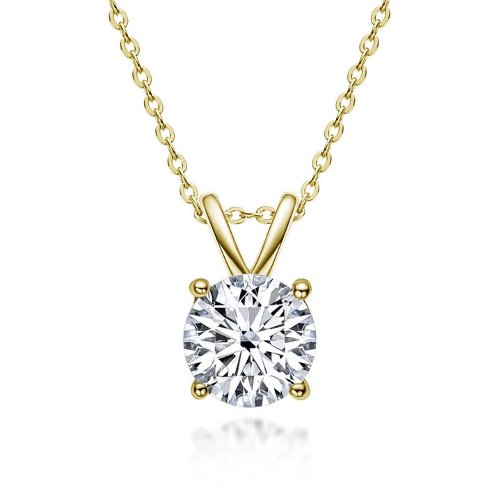 Exklusives Sterling-Silber-Halsband mit Moissanit