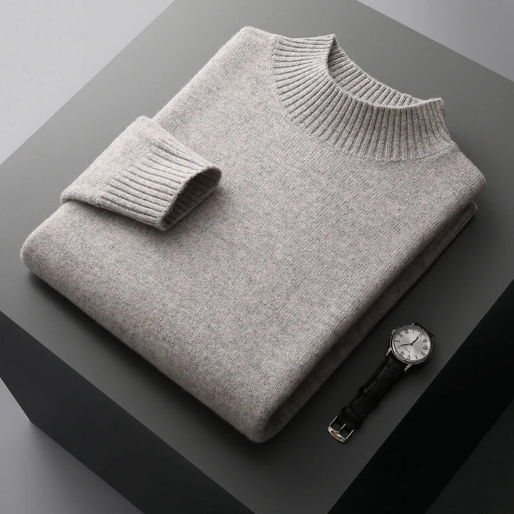 Pull en cachemire double épaisseur