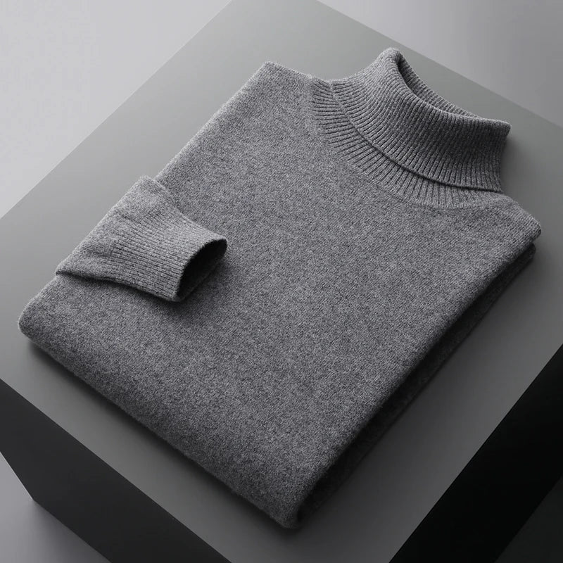 Monaco Rollkragenpullover aus Merinowolle