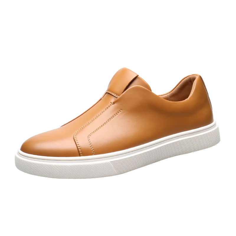Lässige Slipper aus Leder
