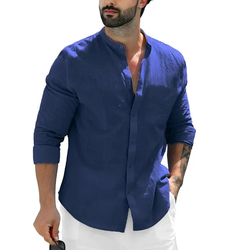 Camicia di lino casual