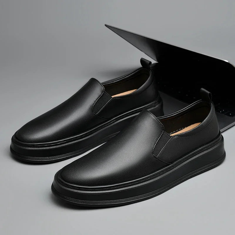 Mocassini in pelle