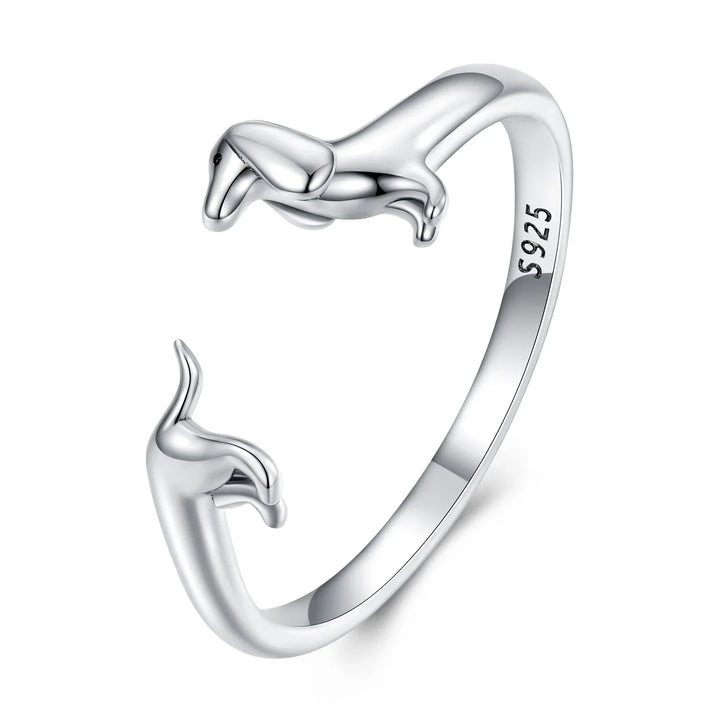 Anello con bassotto