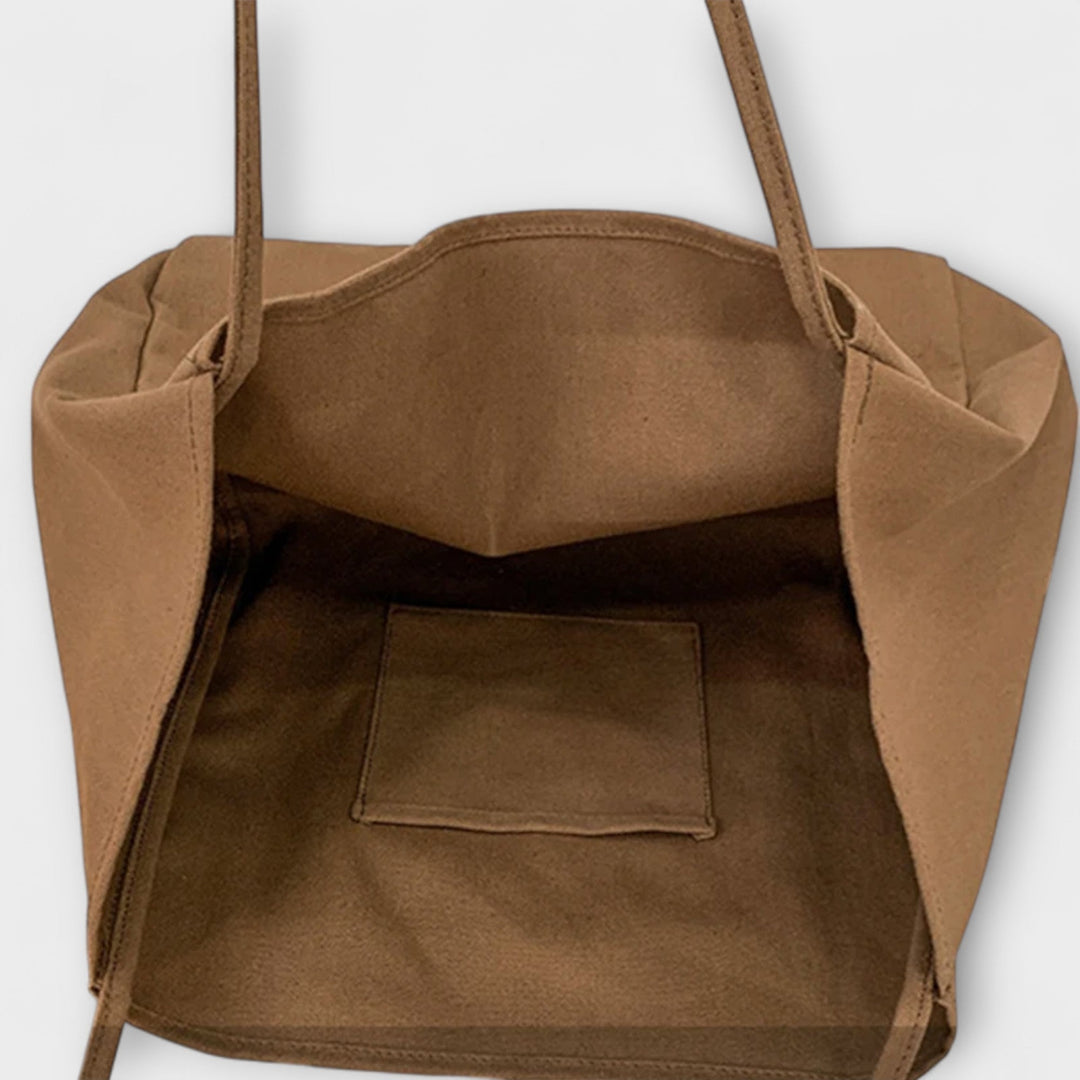 Olivia - Borsa shopper grande in tela di alta qualità