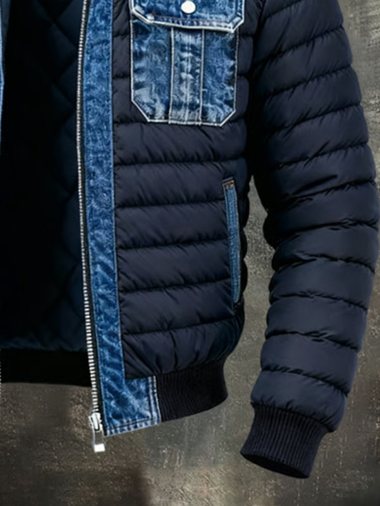 Rolf  | Jeansjacke mit Steppfutter