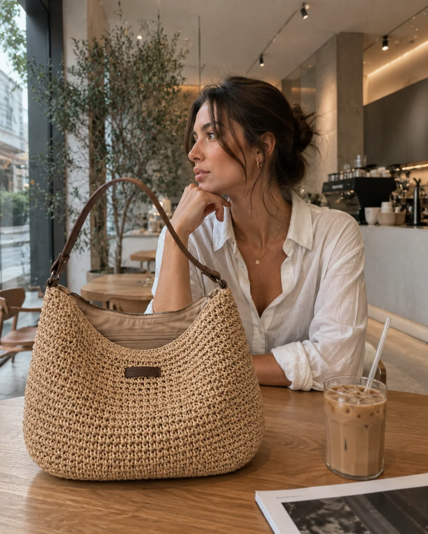 Simona | Elegante borsa intrecciata