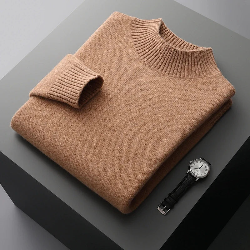 Pull en cachemire double épaisseur