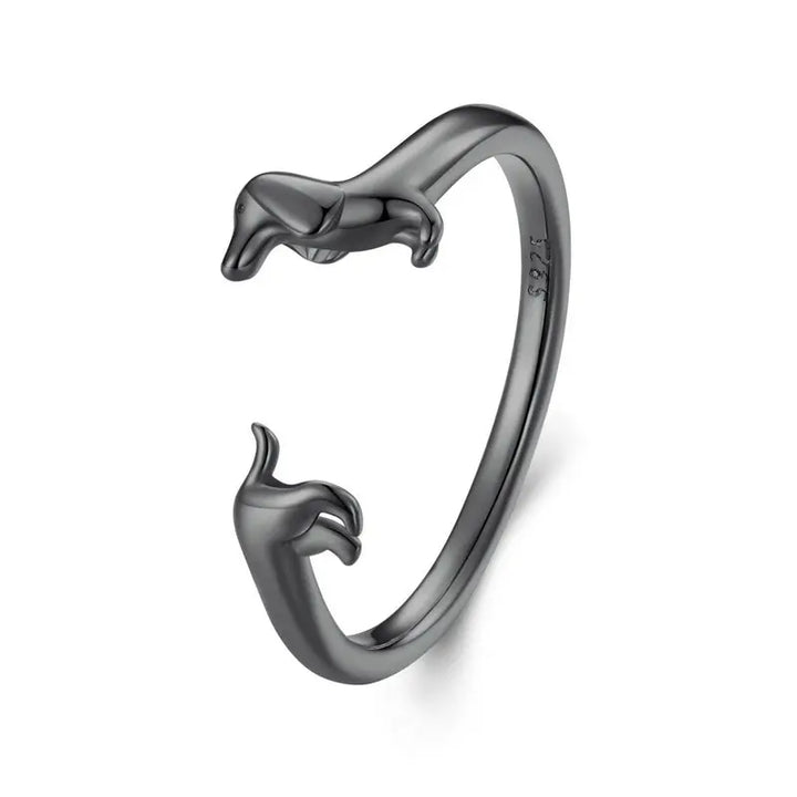Anello con bassotto