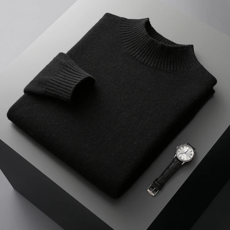 Pull en cachemire double épaisseur