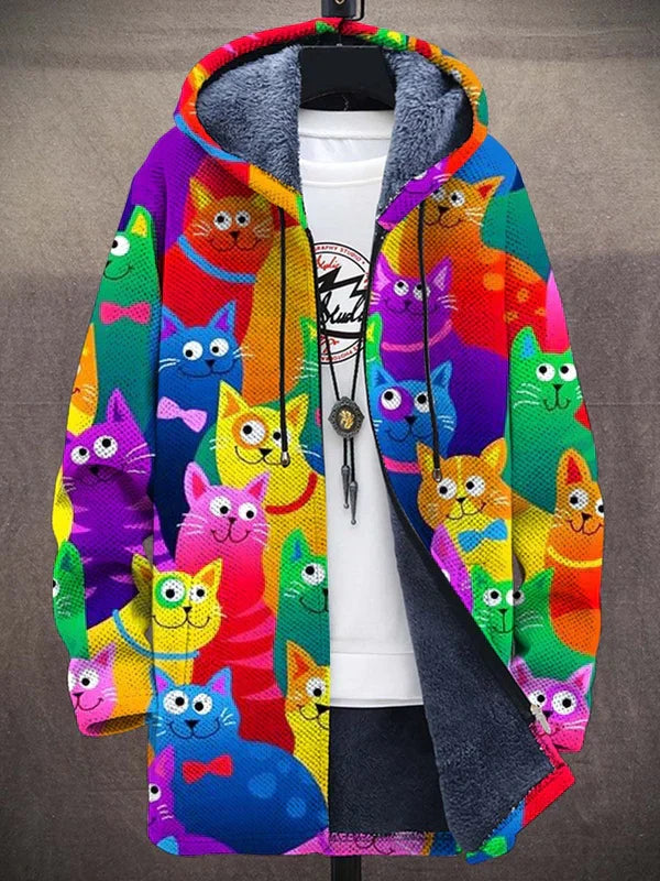 Fenneke | Kunstzinnige Kapuzenjacke mit Weicher Fütterung