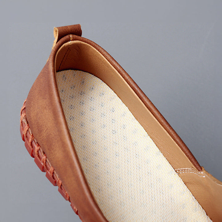 Santorini Leder-Slipper