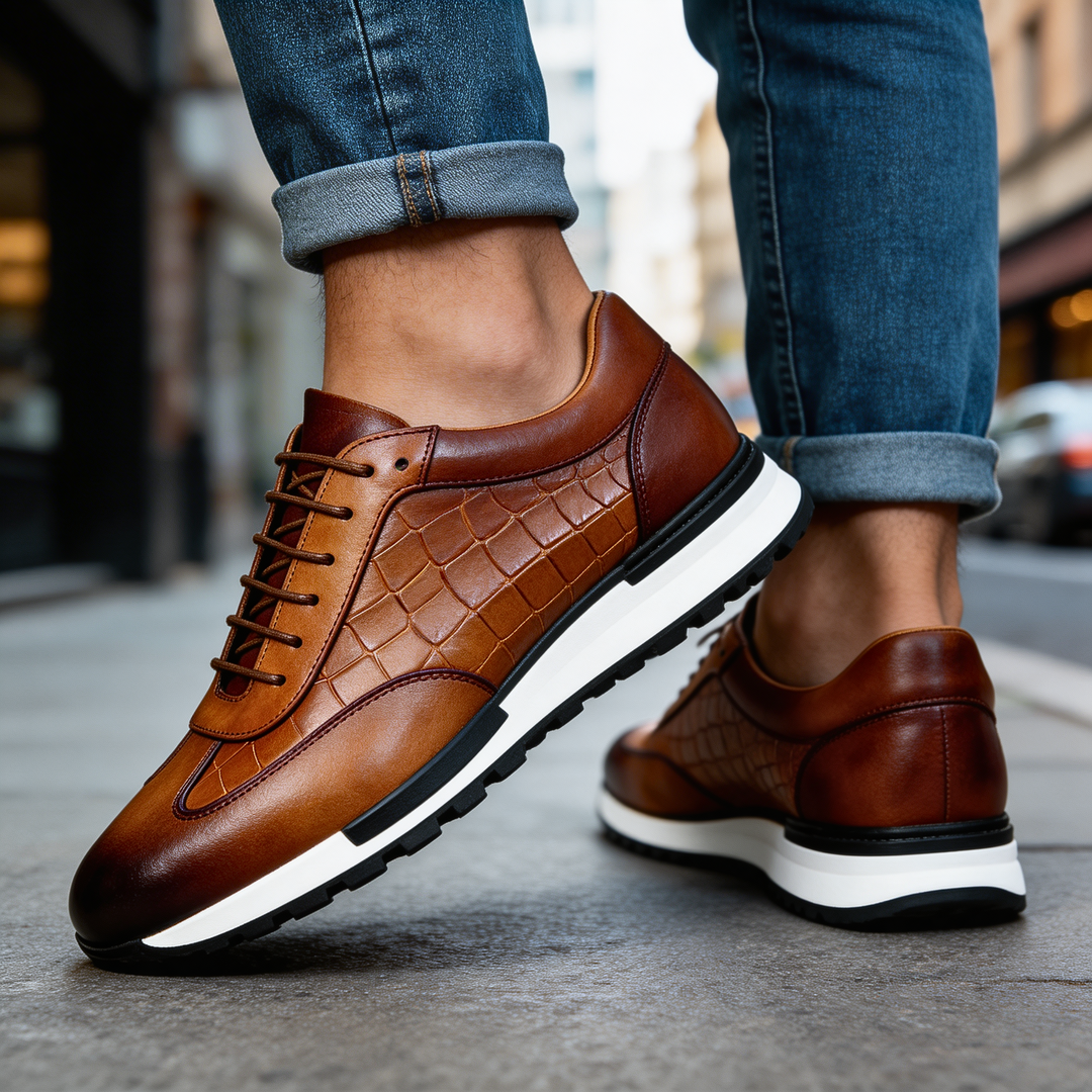 Sneakers in pelle Werner I Moretti