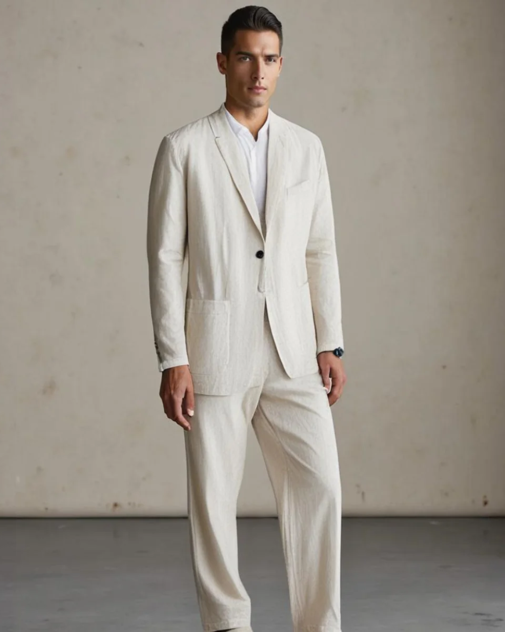Elegantes Leinen-Set