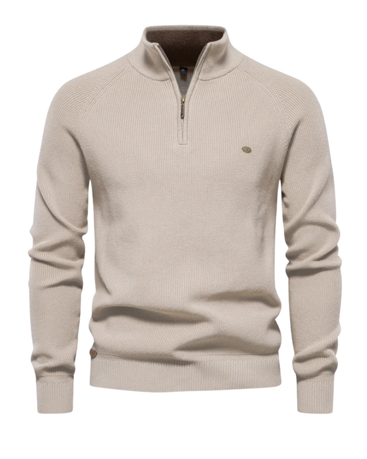 Pull luxueux à fermeture éclair