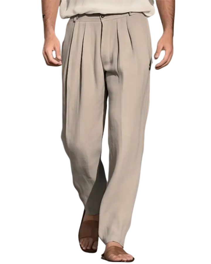 Pantalons en lin décontractés