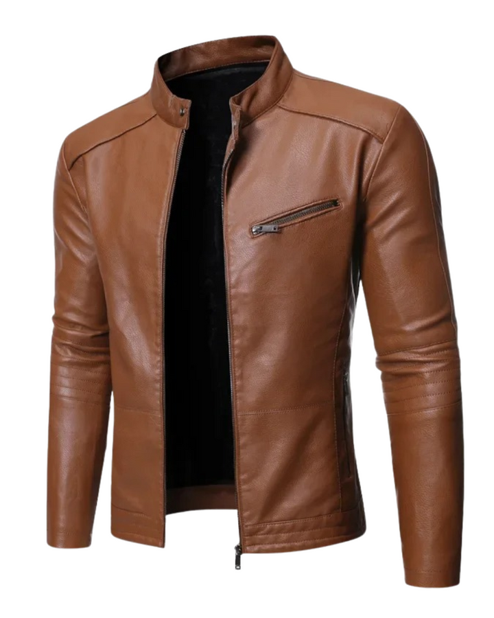 Elegante Lederjacke