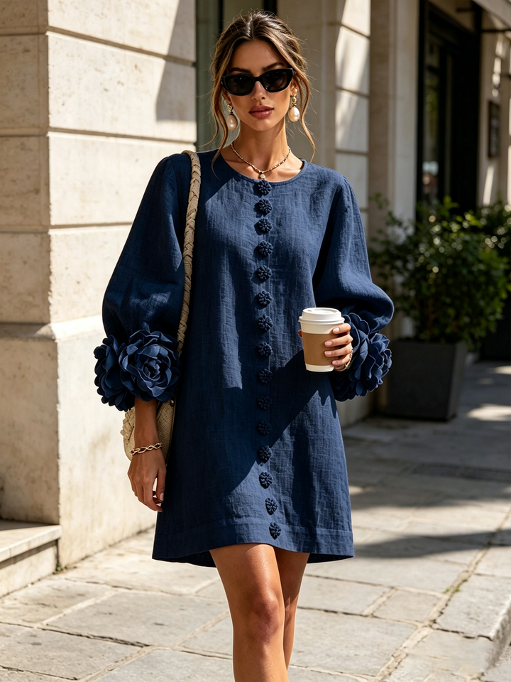 Firenze | Vestito chemisier floreale