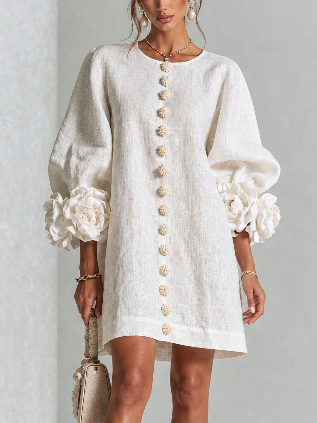 Firenze | Vestito chemisier floreale