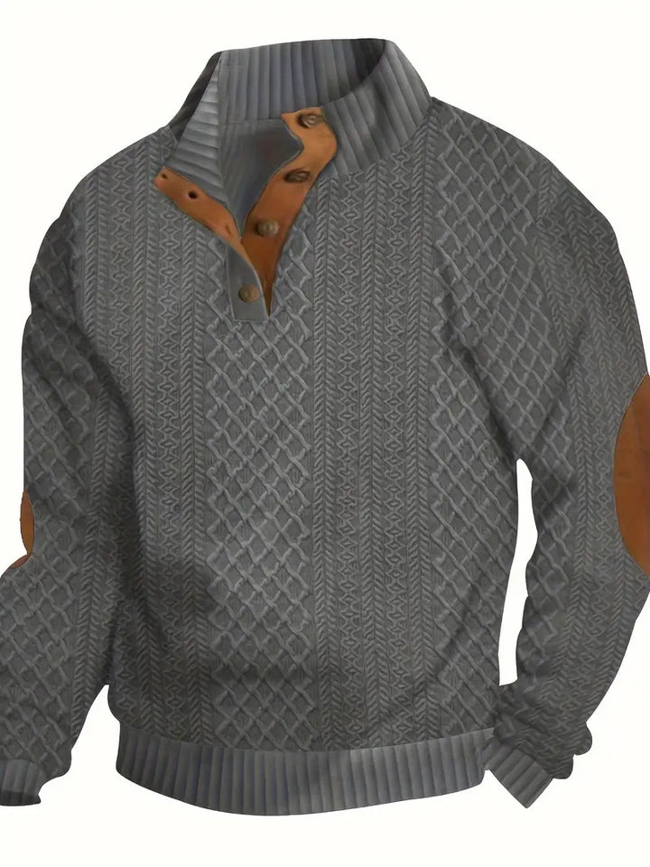 Élégant pull boutonné