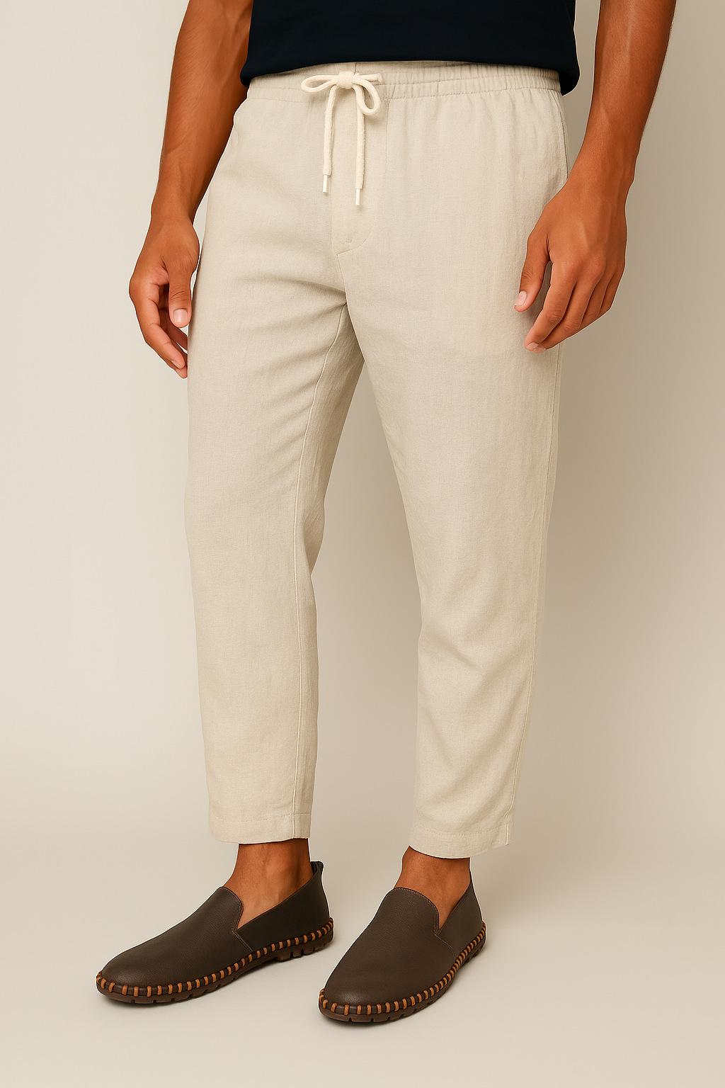 Santorini Leder-Slipper