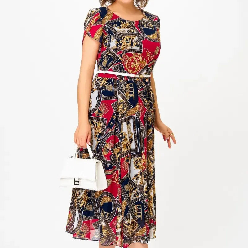 Nina I A-Linien Chiffonkleid im Vintage-Stil